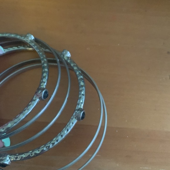 silver bangle bracelets - Picture 3 of 3